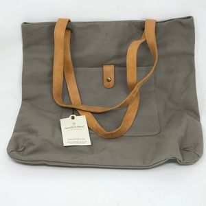 Hearth & Hand Magnolia Convertible Tote Bag Gray